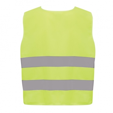 Logo trade advertising products image of: GRS recycled PET high-visibility safety vest 7-12 years